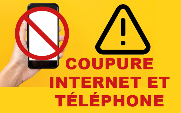 Coupure internet et téléphone